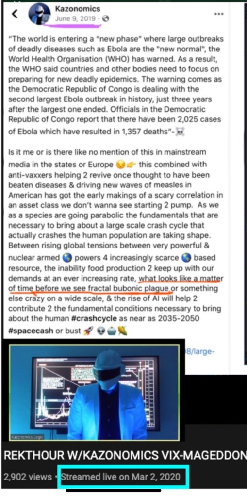 Jun 9, 2019 — the fractal plague post · Mar 2, 2020 — VIX-MAGEDDON streamed live